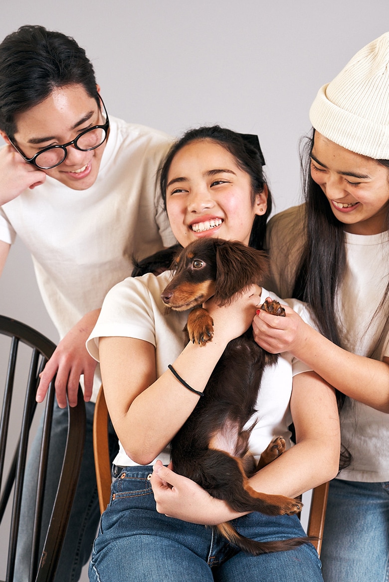 画像:mirror studio Alley イメージ写真 家族と愛犬