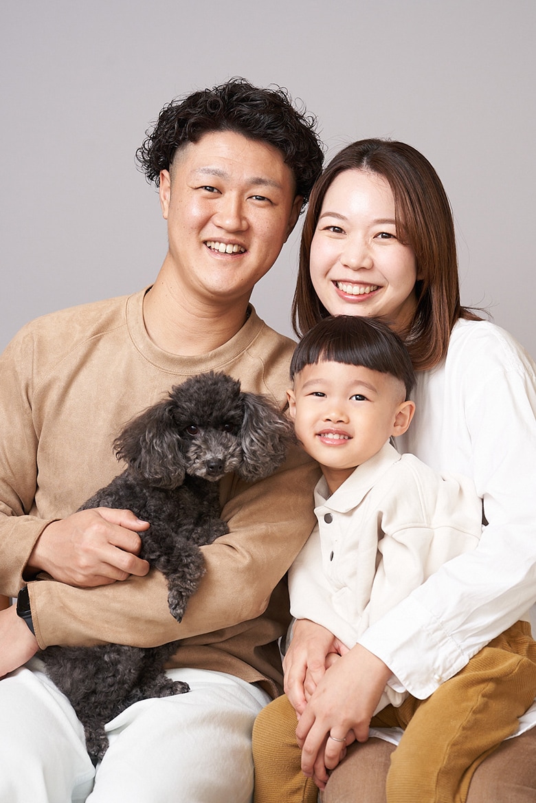 画像:mirror studio Alley イメージ写真 家族と愛犬